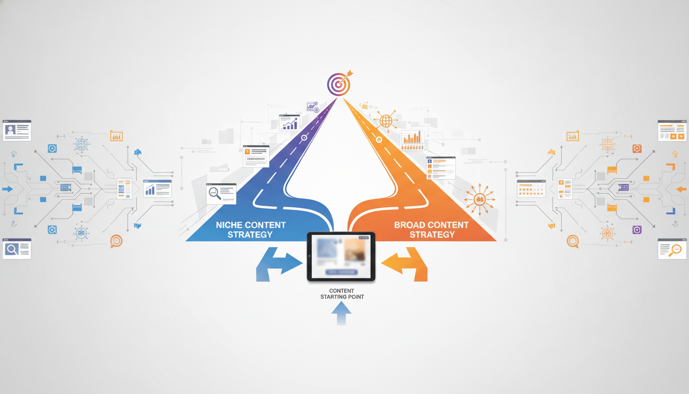 Broad vs Niche Content Strategy: Depth or Breadth? Strategic SEO Analysis