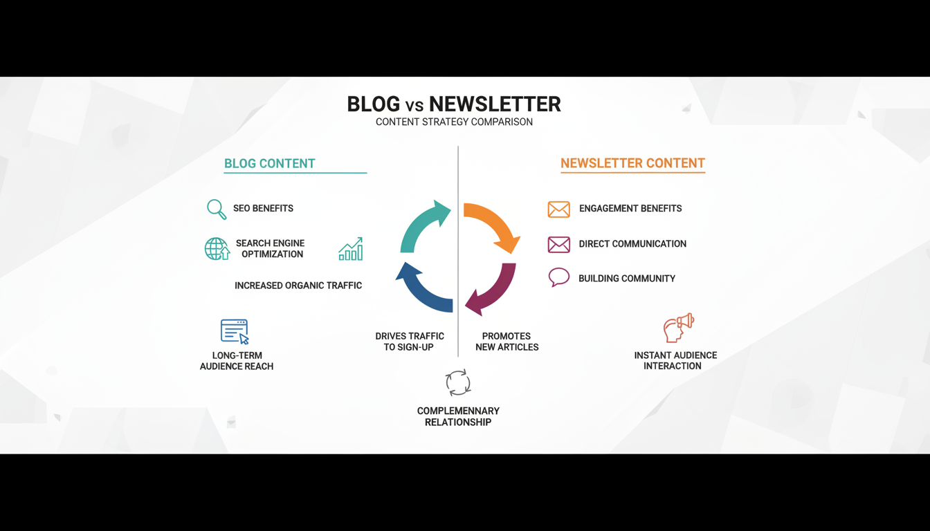 Blog vs Newsletter: Where to Build Your Audience and Why